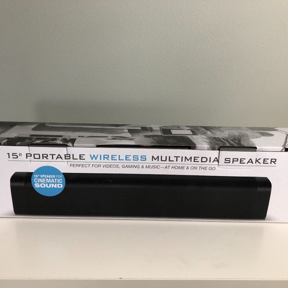 iLive 15 Inch Portable Wireless Multimedia Speaker